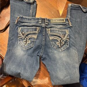 Rock Revival Dark Blue Boot Cut Jeans